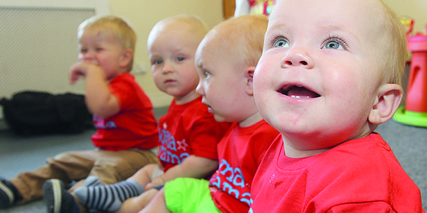 Babies in Pyjama Drama class